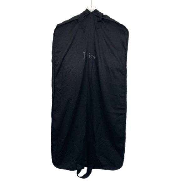 Dior Mens Black Embroidered Logo Bomber Jacket With Zipper & Dust Bag Size 48 M - Picture 3 of 8